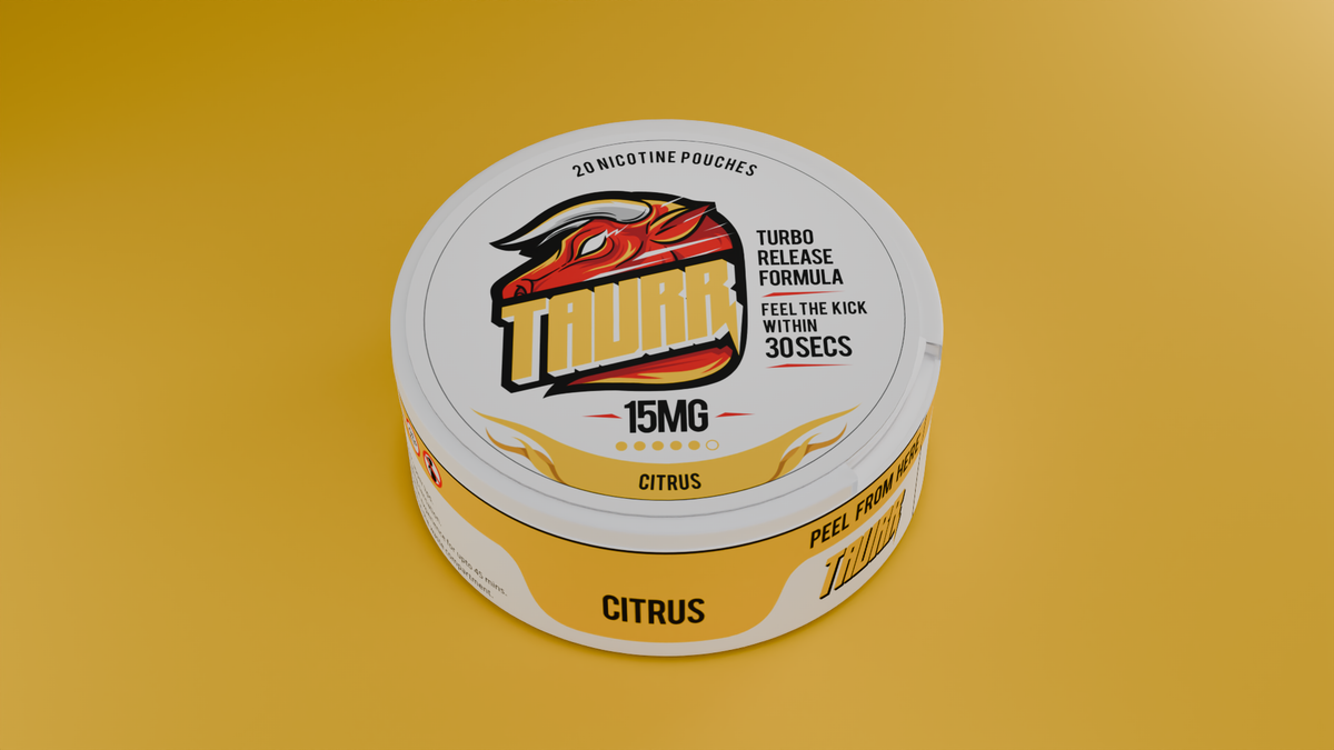 TAURR Nicotine Pouches: Citrus (15mg)
