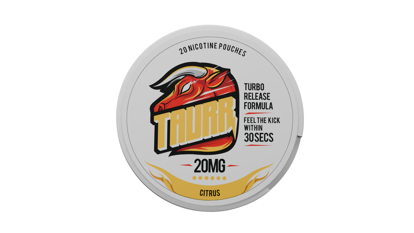 TAURR Nicotine Pouches: Citrus (20mg)