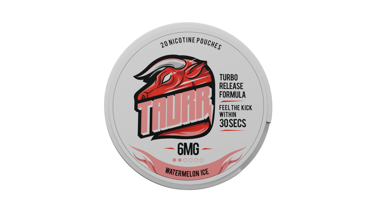 TAURR Nicotine Pouches: Watermelon Ice (6mg)