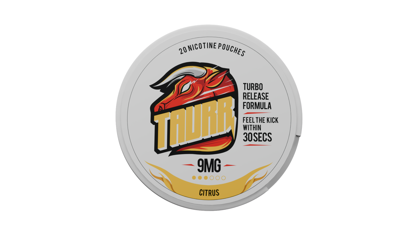 TAURR Nicotine Pouches Citrus (9mg)