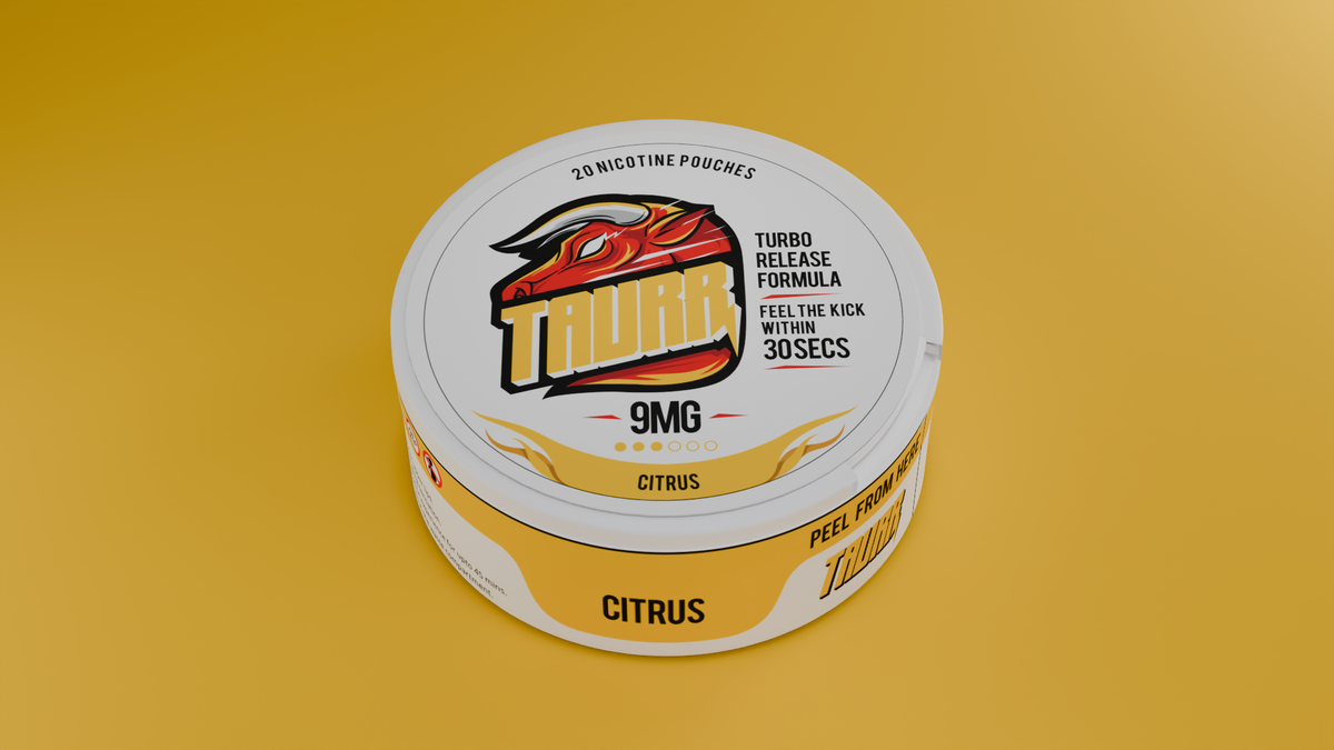 TAURR Nicotine Pouches Citrus (9mg)